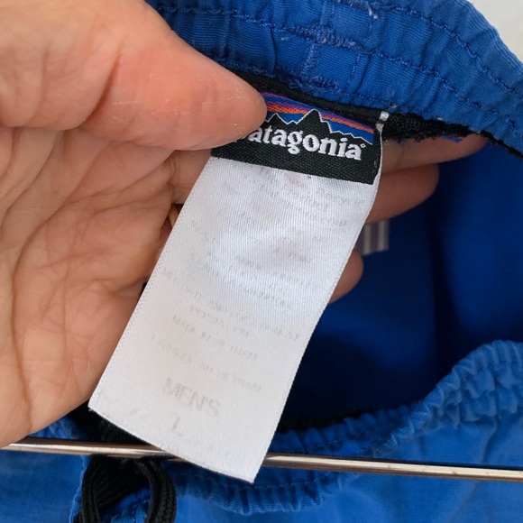 Patagonia Blue Drawstring Swim Trunks Shorts - Large - Picture 8 of 9